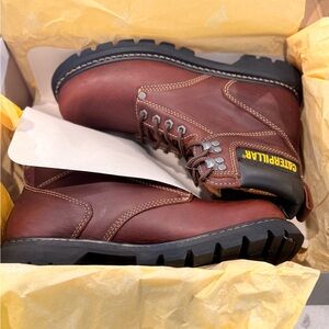 Caterpillar Men's Second Shift Steel Toe Work Boot TAN